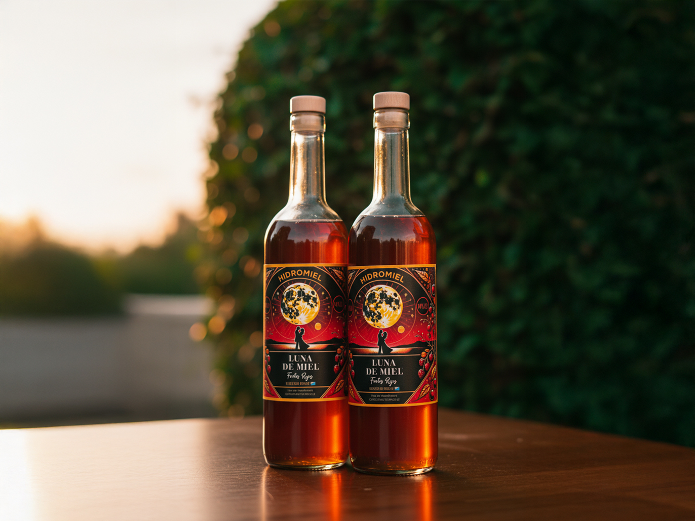 Hidromiel Luna de Miel Frutos Rojos